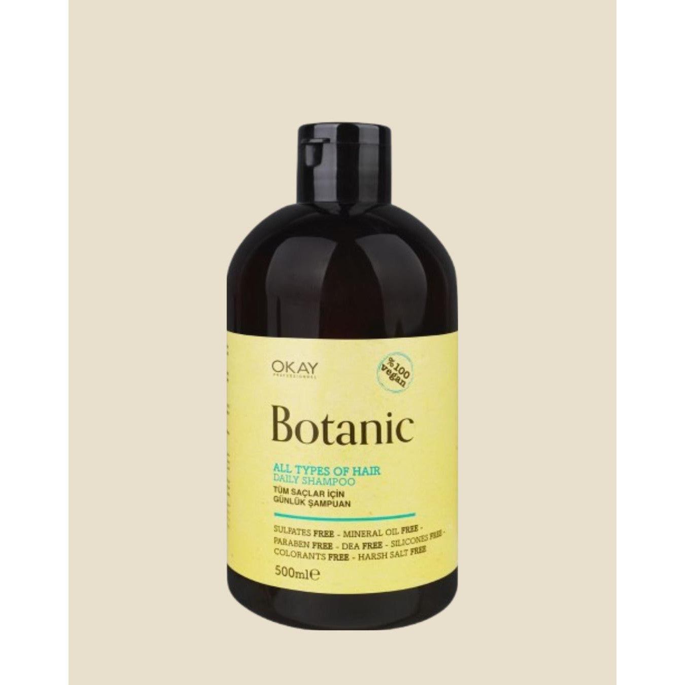Okay Botanic All Type of Hair Daily  Shampoo 500ml