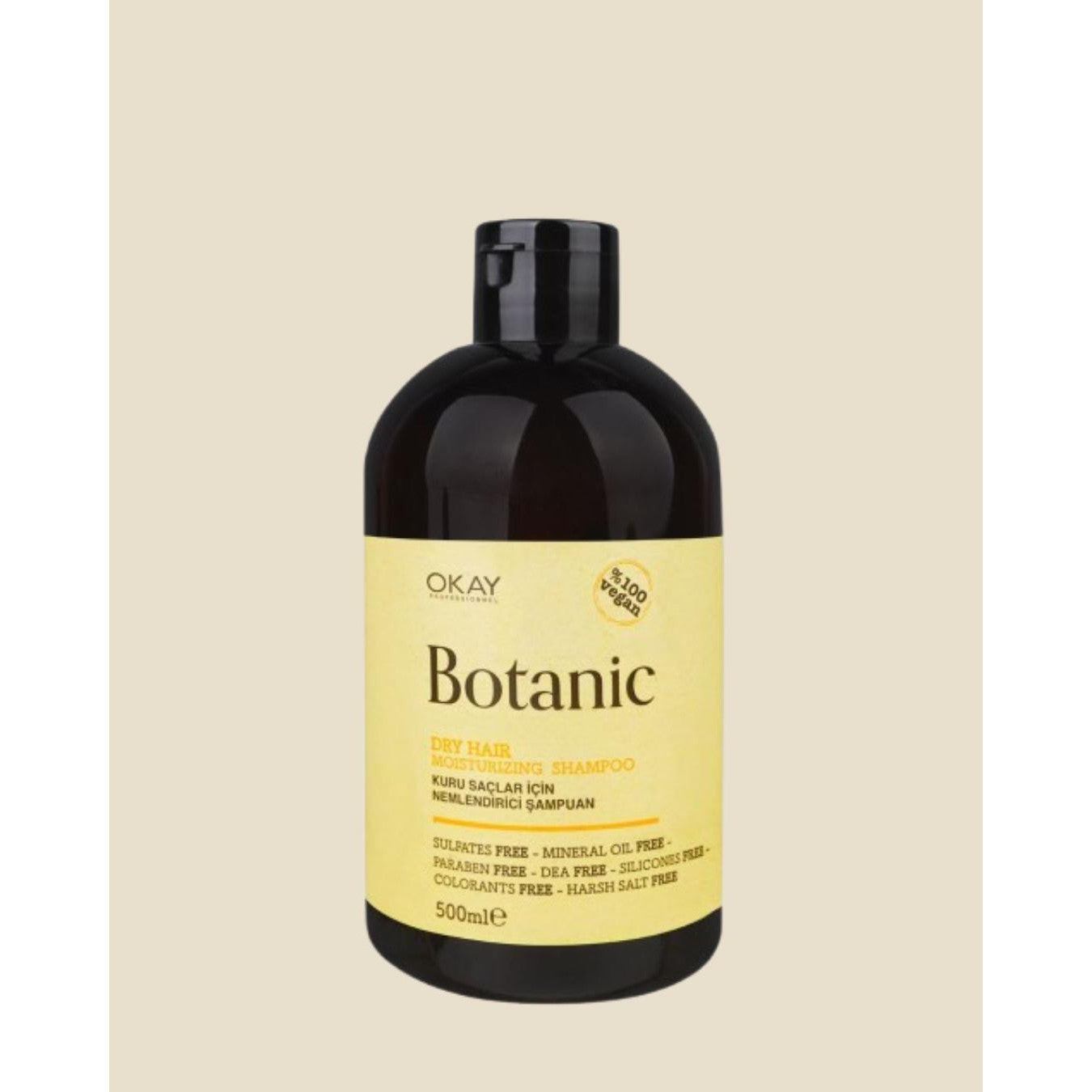 Okay Botanic Dry Hair Moisturizing Shampoo 500ml