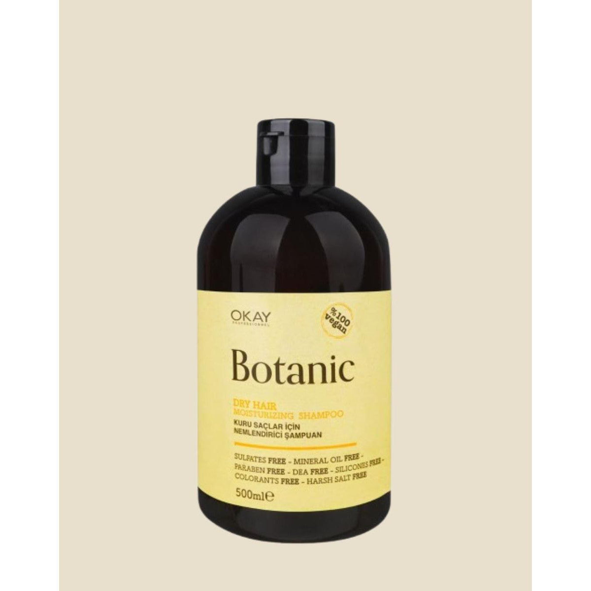 Okay Botanic Dry Hair Moisturizing Shampoo 500ml