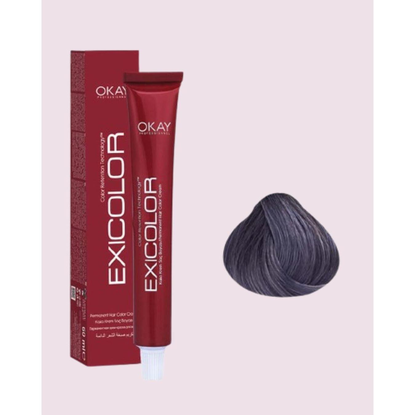 okay exiccolor 100ml- slate gray