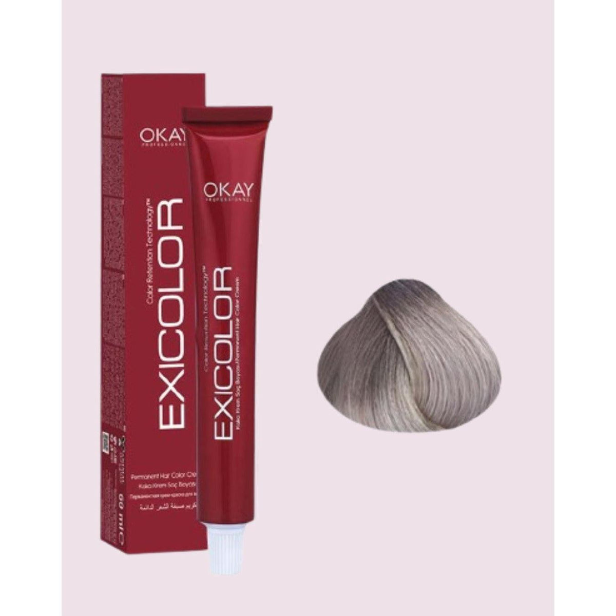 okay exiccolor 100ml- sliver dream