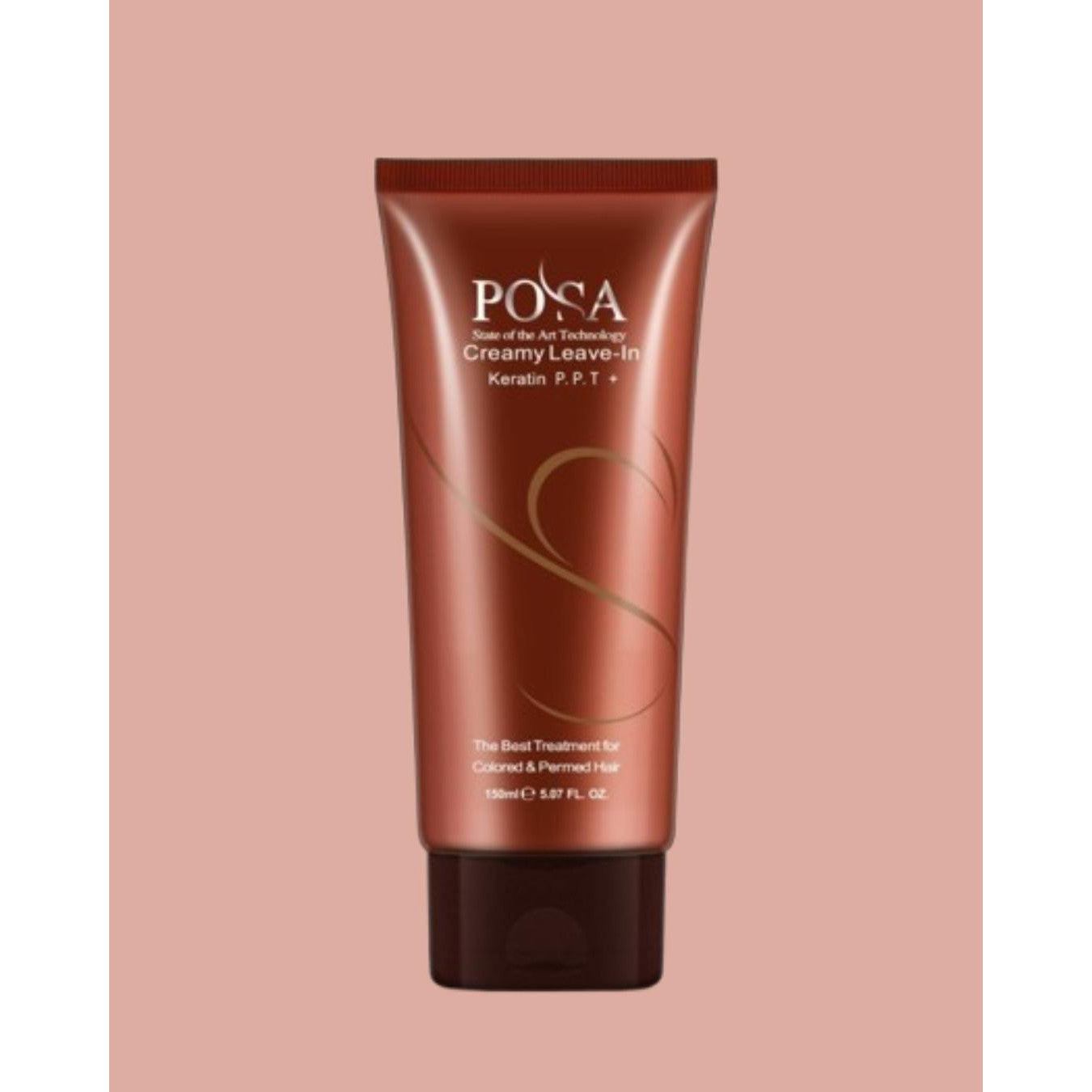 posa creamy leave in keratin 150ml