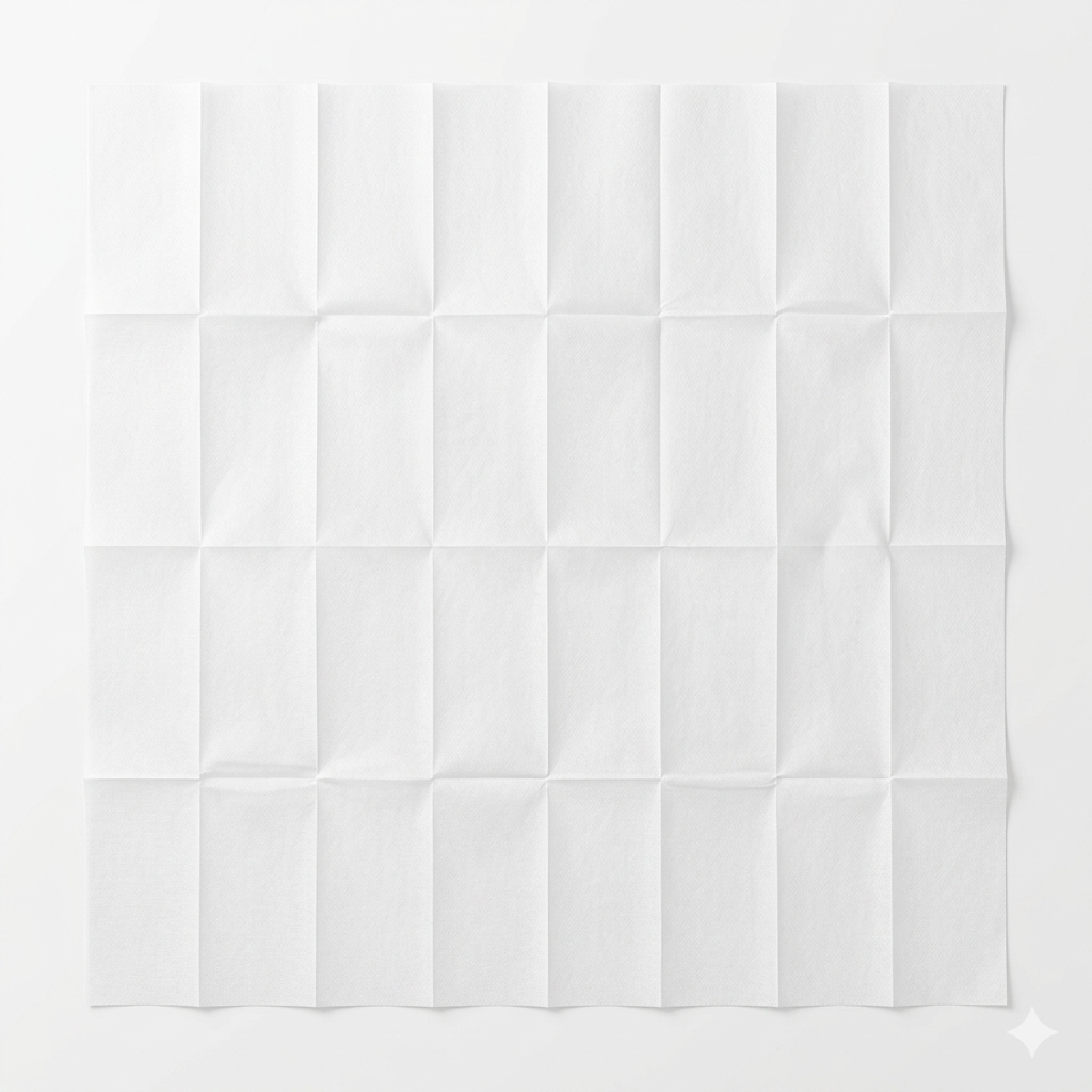Premium Disposable Grid-Textured Hygienic Towels 1 Pcs (Large)