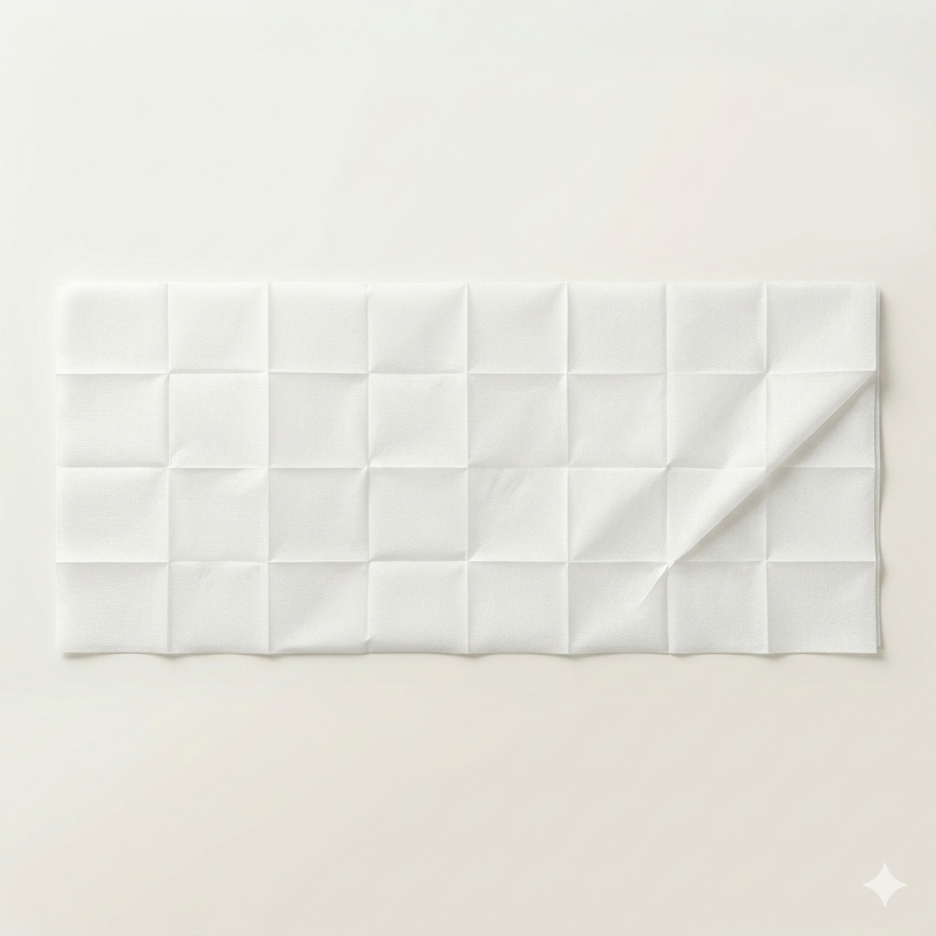 Premium Disposable Grid-Textured Hygienic Towels 1 Pcs (Small)