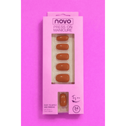 Press-On Manicure (24 pcs) — Caramel Gloss E556