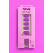 Press-On Manicure (24 pcs) — Purple Matte M224