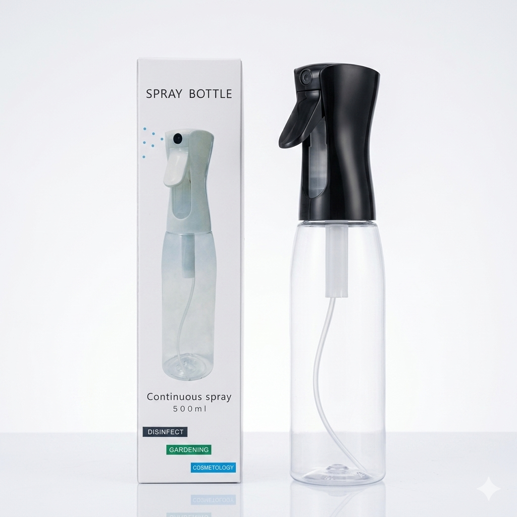 Professional Continuous Fine Mist Spray Bottle (500ml)