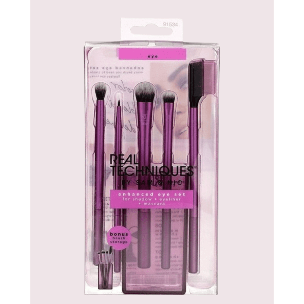 Real Techniques 5 pcs Brush With Cup 91534- Original