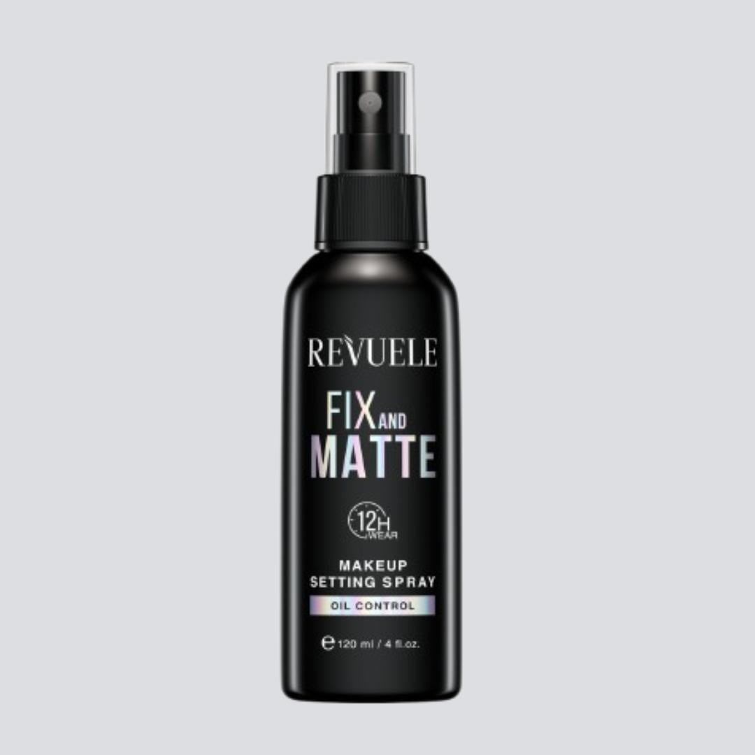 REVUELE Fix and Matte Oil Control Makeup Setting Spray 12H Wear 120ml