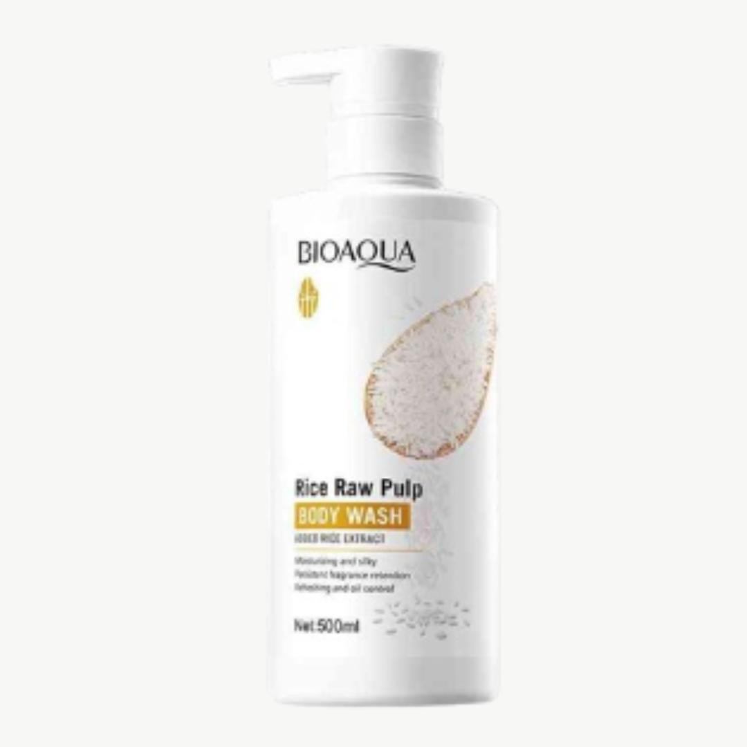 BIOAQUA Rice Raw Pulp Body Wash 500ml