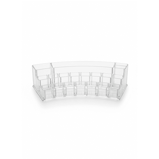 Curved Clear Acrylic Lipstick Organizer