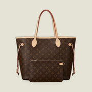 Medium Monogram Tote Bag with Front Zipper Pocket