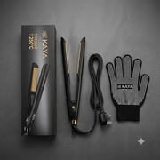 KAYA Titanium Hair Straightener with Heat Protection Glove
