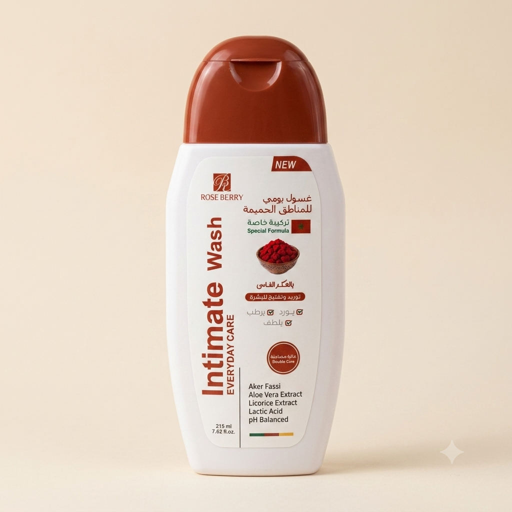 Rose Berry Intimate Wash Everyday Care (with Aker Fassi)