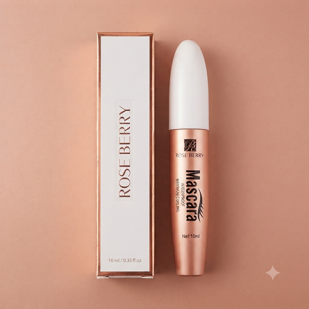 Rose Berry Waterproof Maximum Volume & Curling Mascara – 10 ml