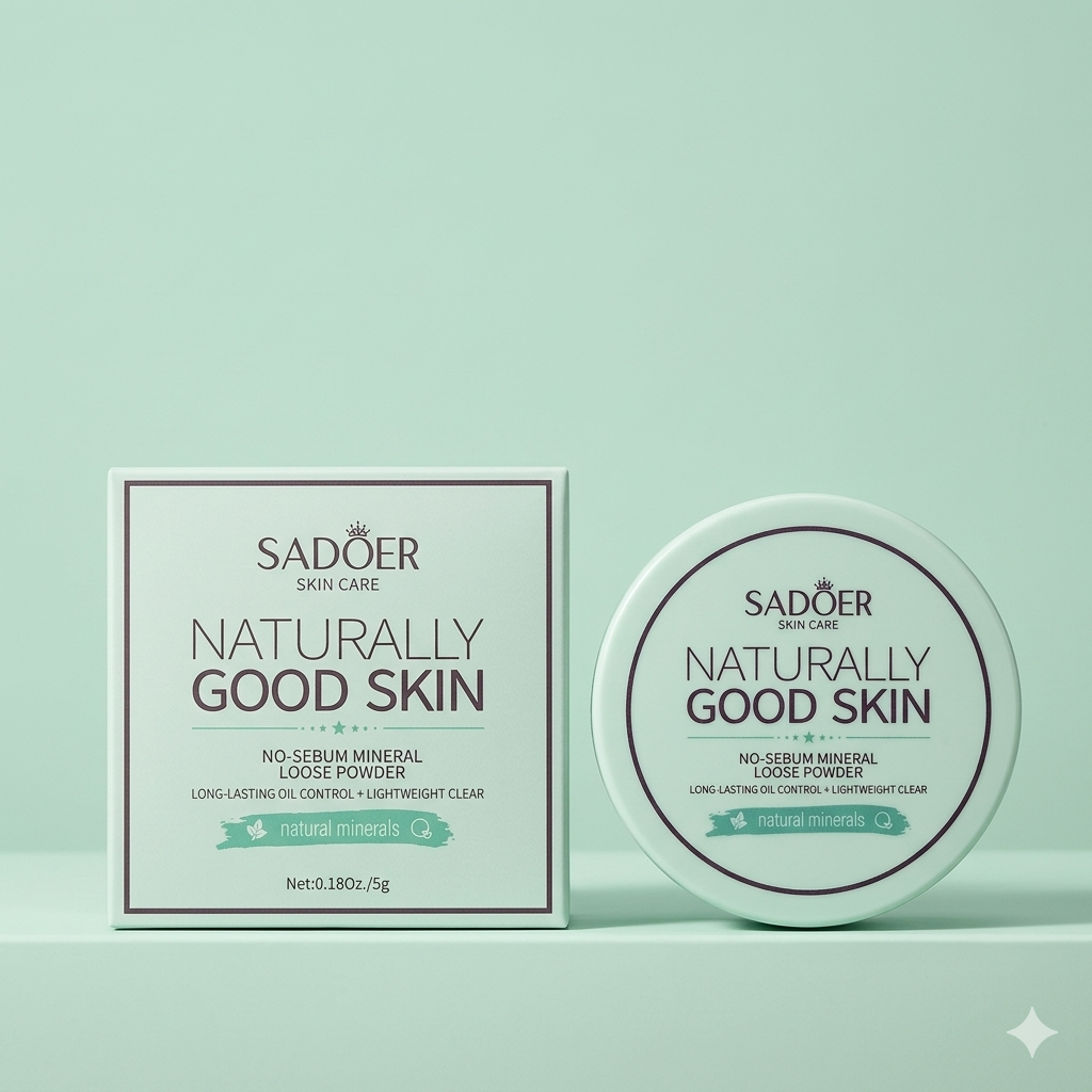 SADÖER Skin Care Naturally Good Skin No-Sebum Mineral Loose Powder