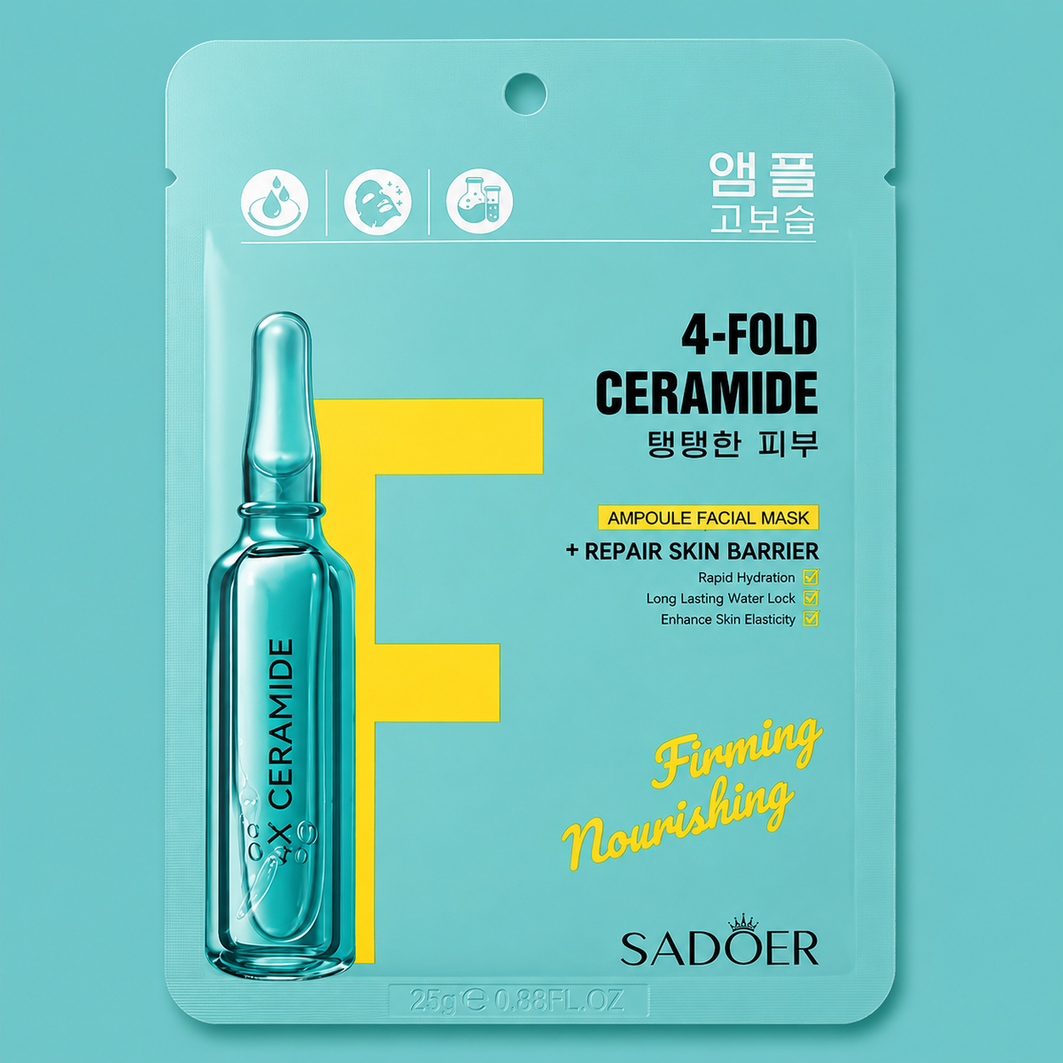 SADOER 4-Fold Ceramide Ampoule Facial Mask