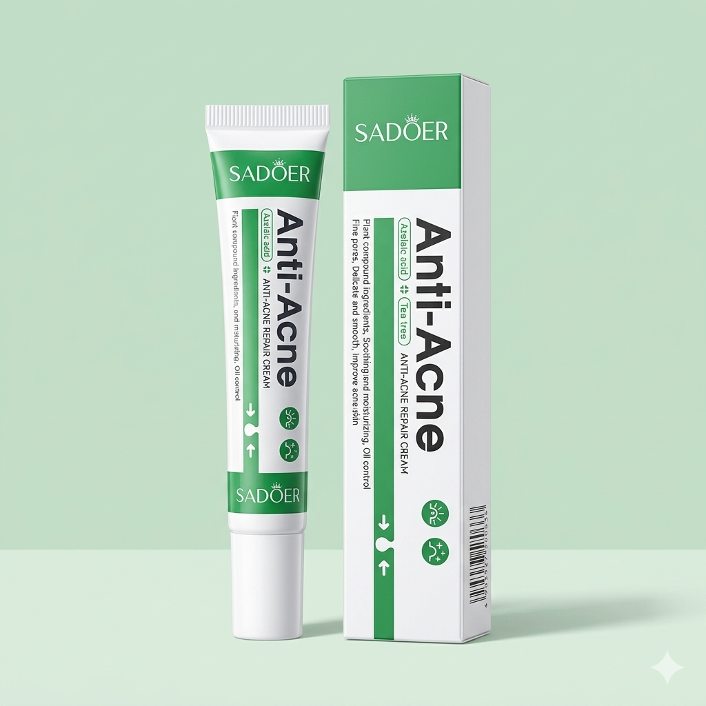 SADOER Anti-Acne Repair Cream (Azelaic Acid & Tea Tree) 20g