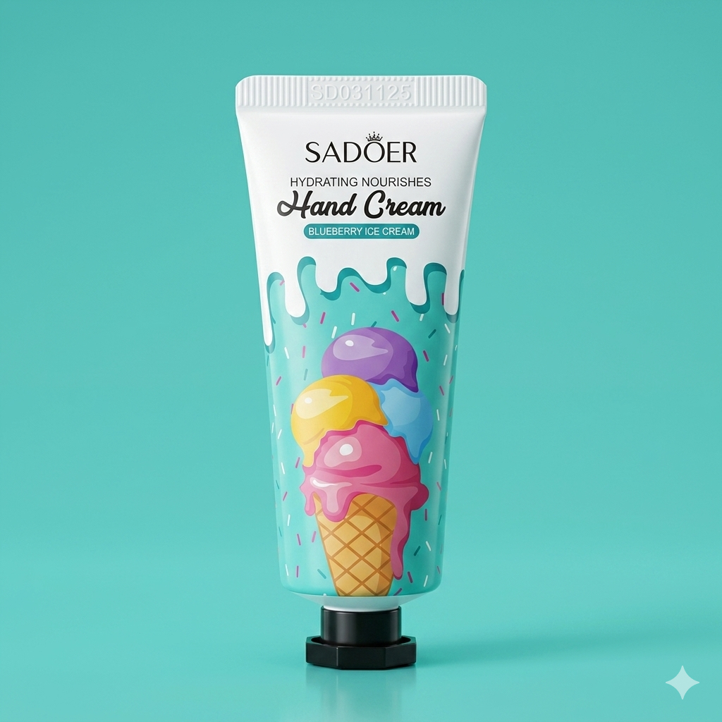 SADOER Blueberry Ice Cream Hydrating Hand Cream