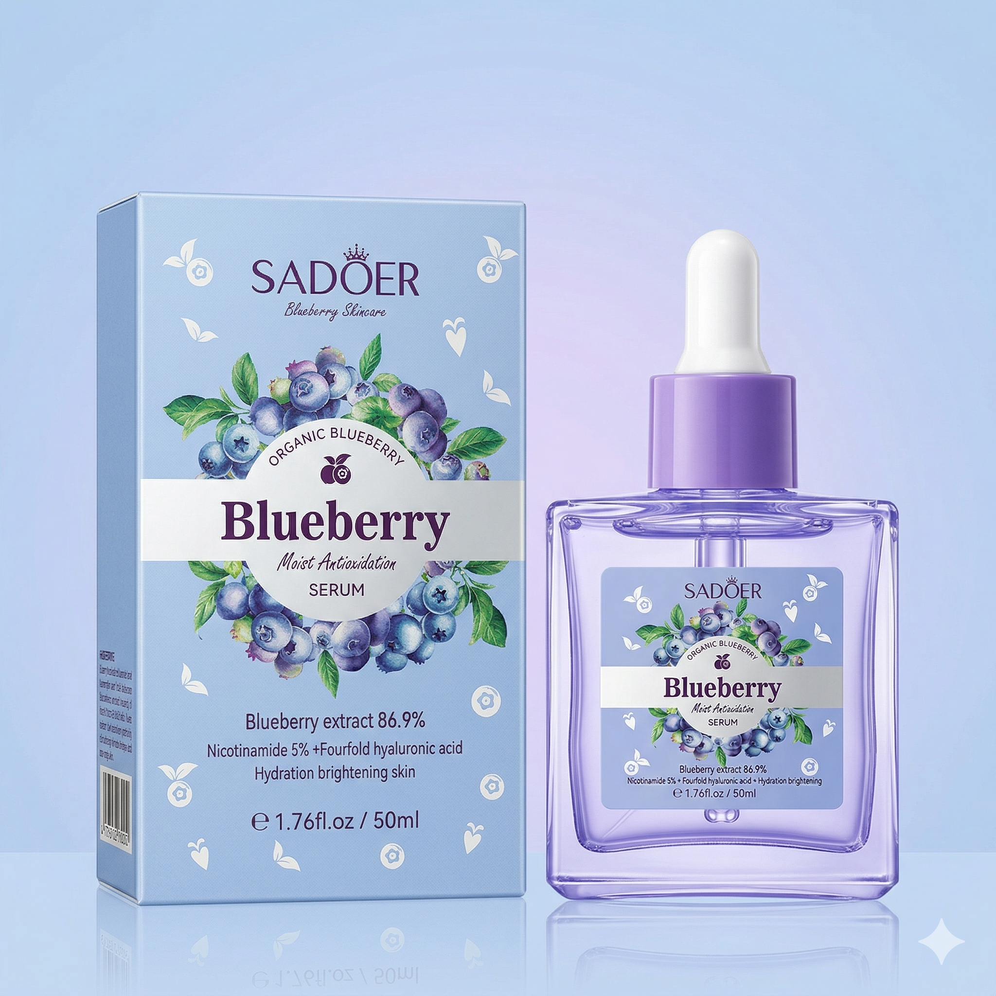 SADOER Blueberry Moist Antioxidation Serum - 50ml