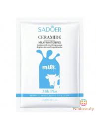 SADOER Ceramide Milk Whitening & Hydrating Facial Mask