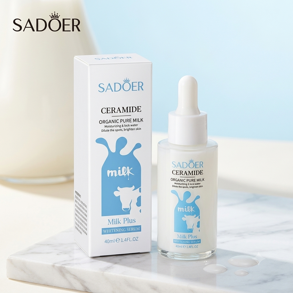 SADOER Ceramide Organic Pure Milk Whitening Serum (40ml / 1.4 fl.oz)