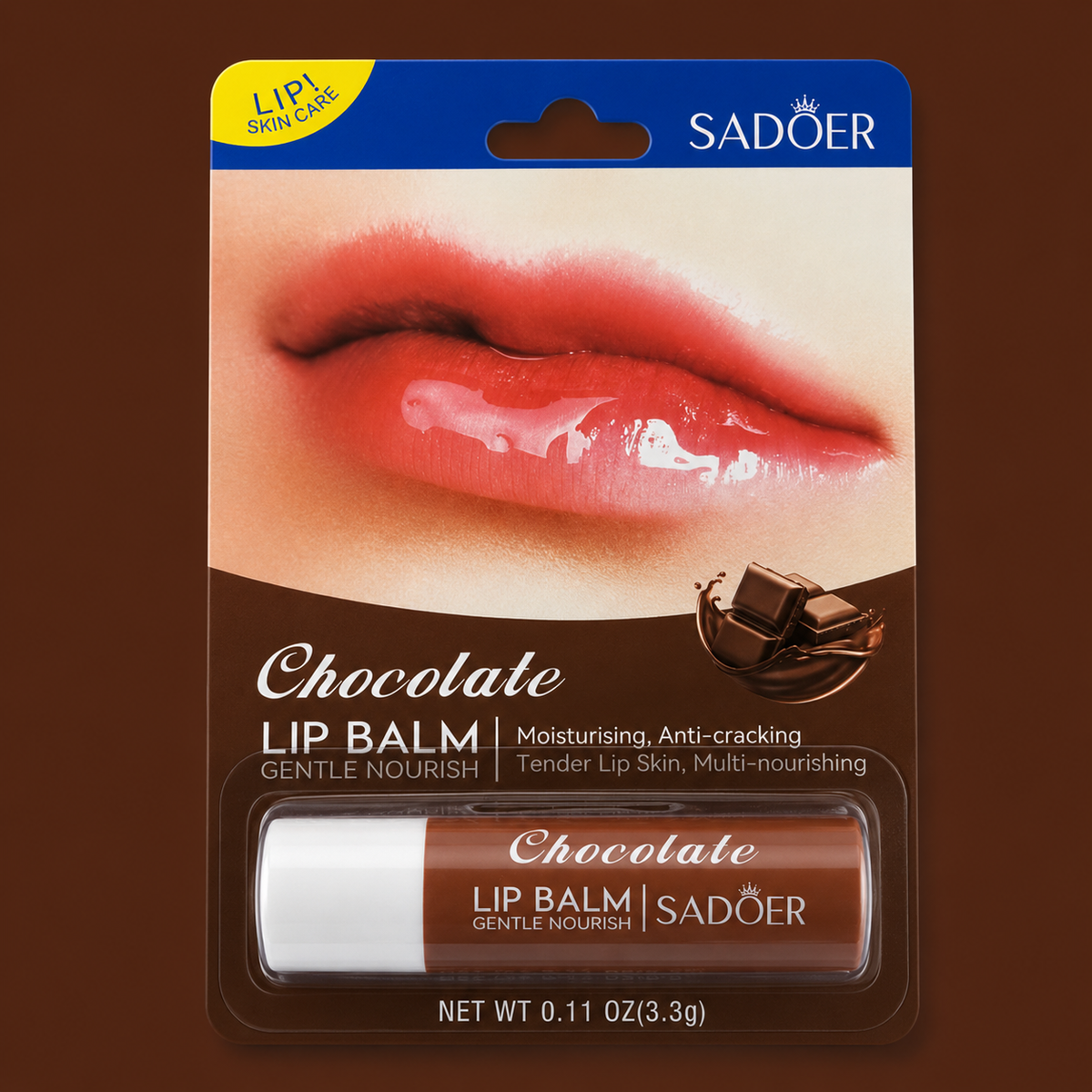 SADOER Chocolate Gentle Nourish Lip Balm