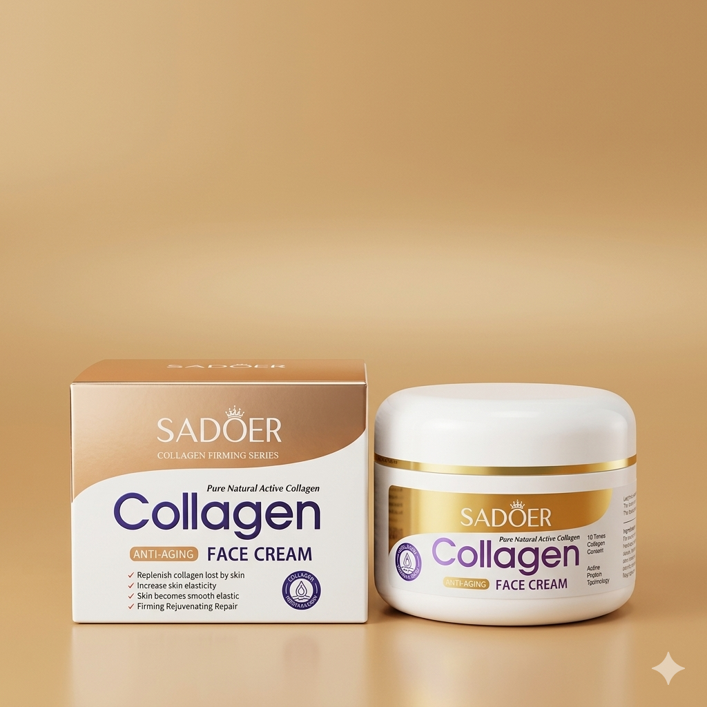 SADOER Collagen Anti-Aging Face Cream – Firming Rejuvenating Repair