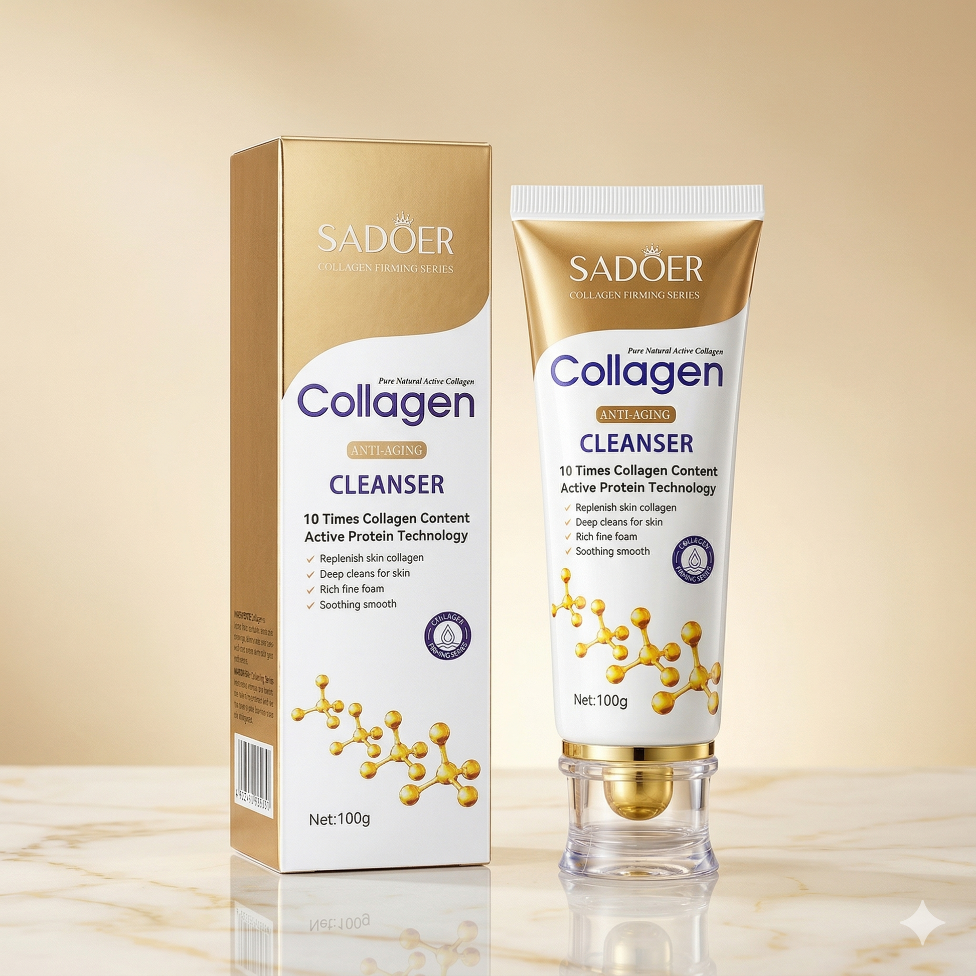 SADOER Collagen Firming Anti-Aging Cleanser (100g)