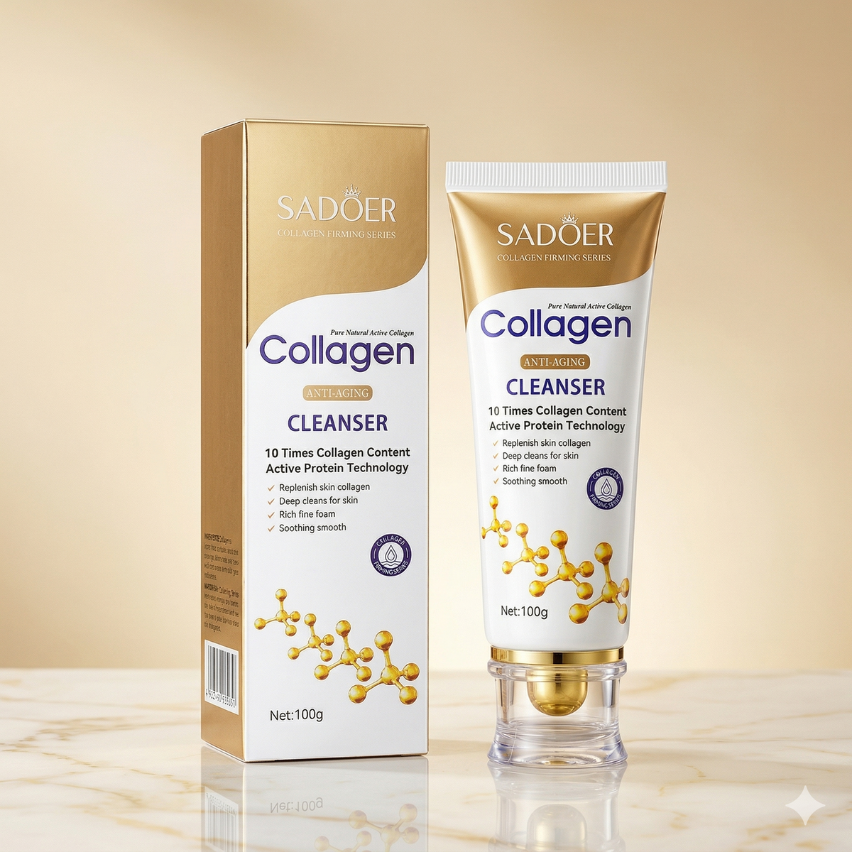 SADOER Collagen Firming Anti-Aging Cleanser (100g)