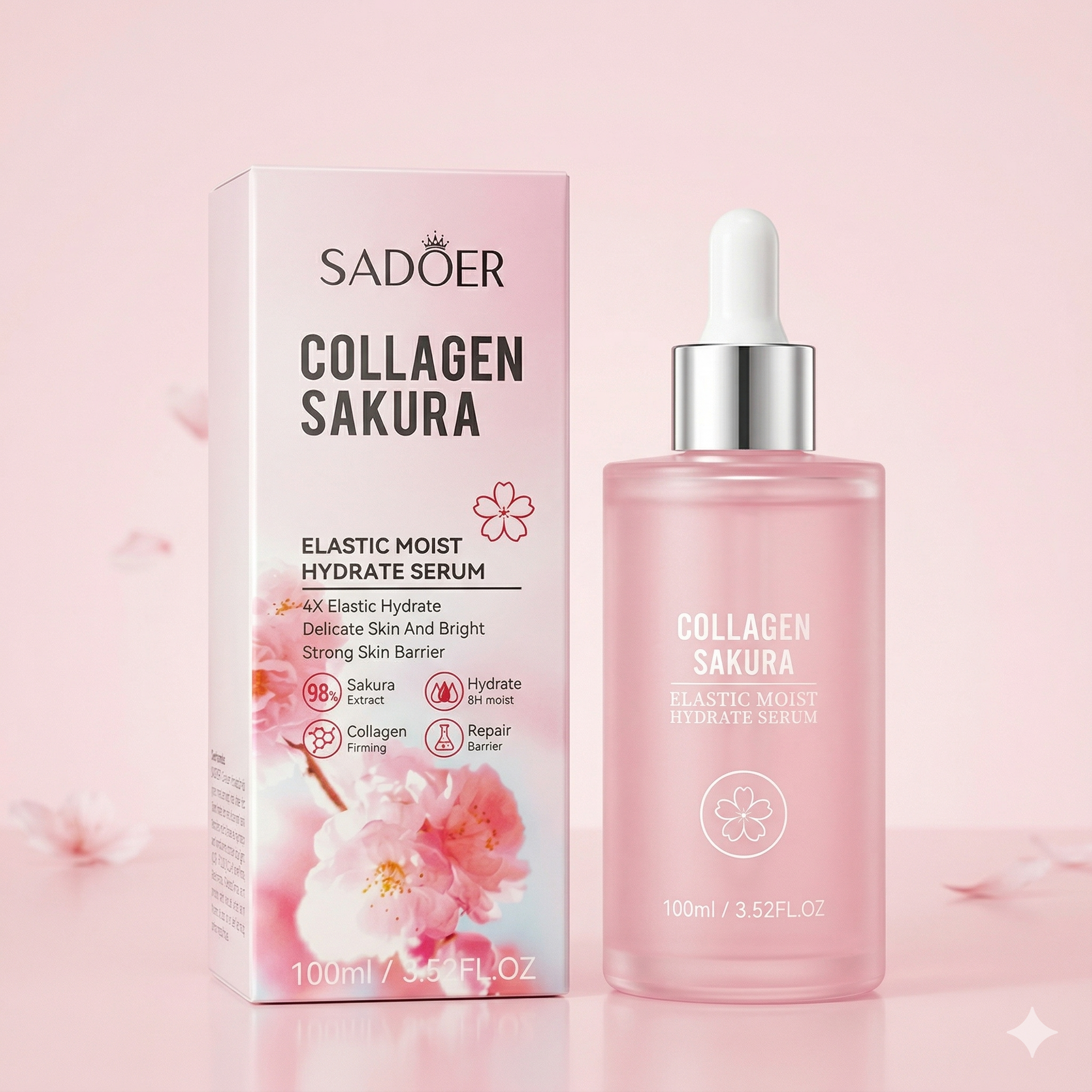 SADOER Collagen Sakura Elastic Moist Hydrate Serum