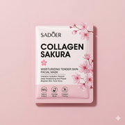 SADOER Collagen Sakura Moisturizing Tender Skin Facial Mask