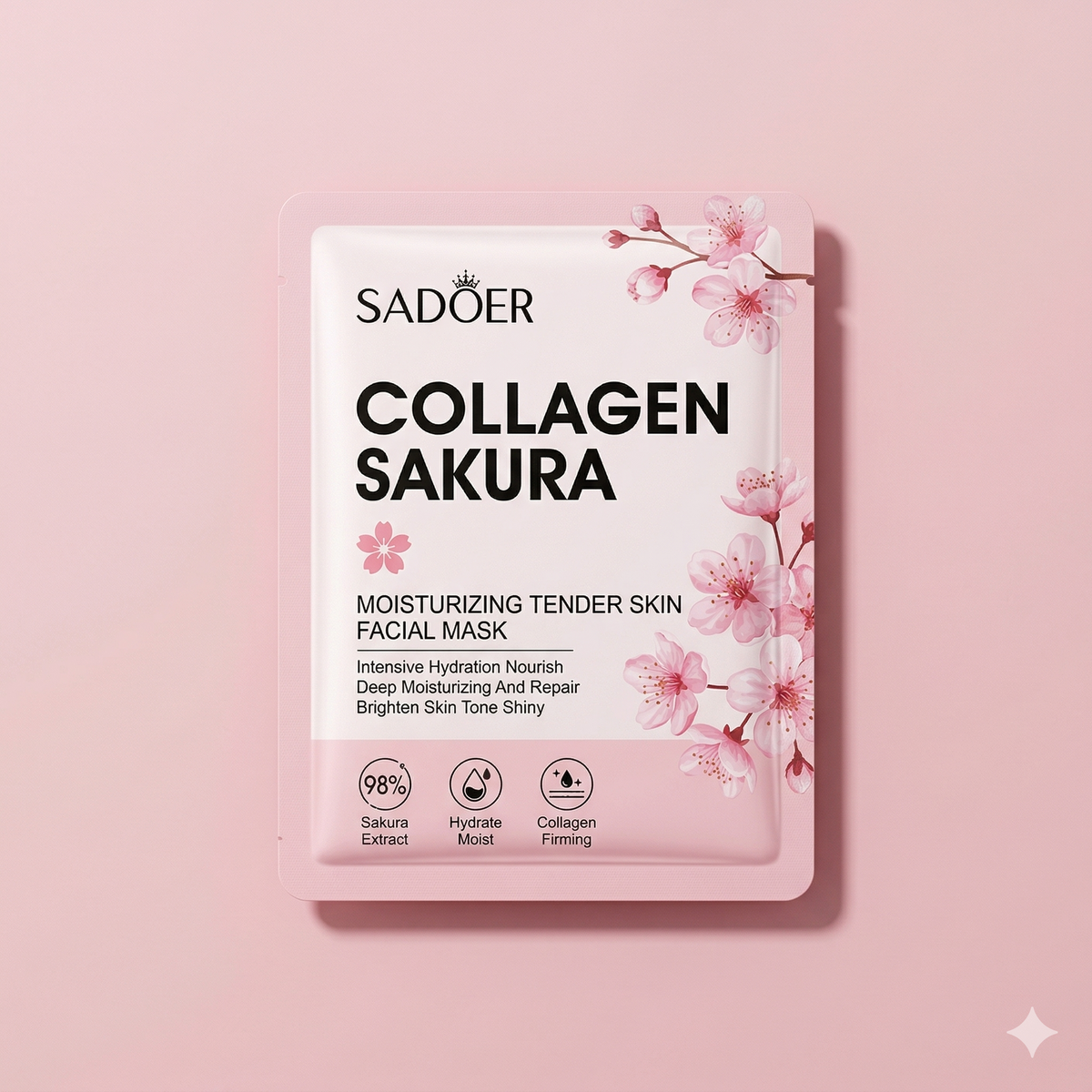 SADOER Collagen Sakura Moisturizing Tender Skin Facial Mask