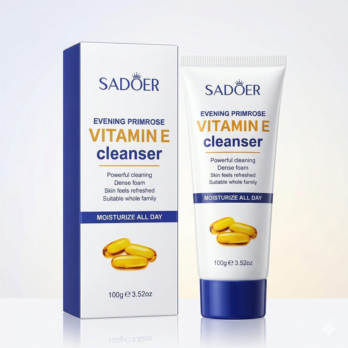 SADOER Evening Primrose Vitamin E Cleanser – 100g