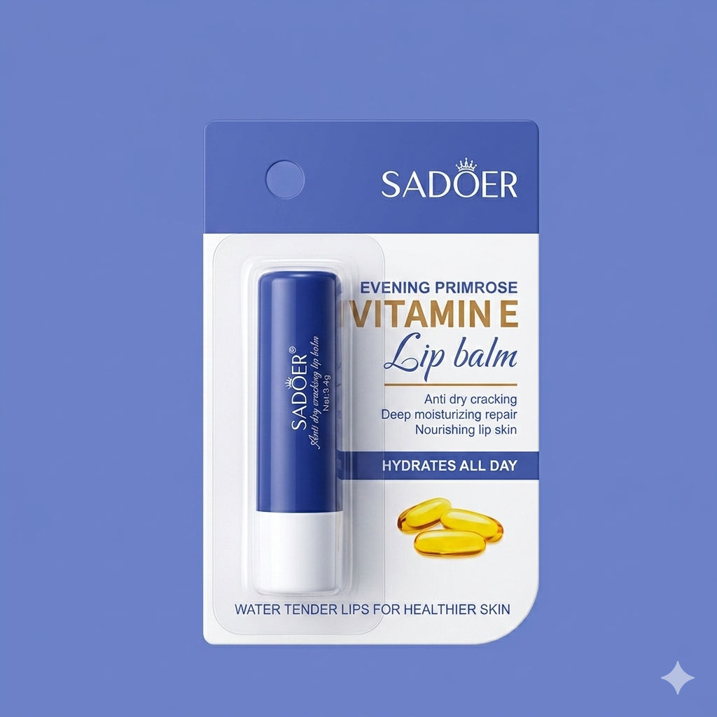 SADOER Evening Primrose Vitamin E Lip Balm