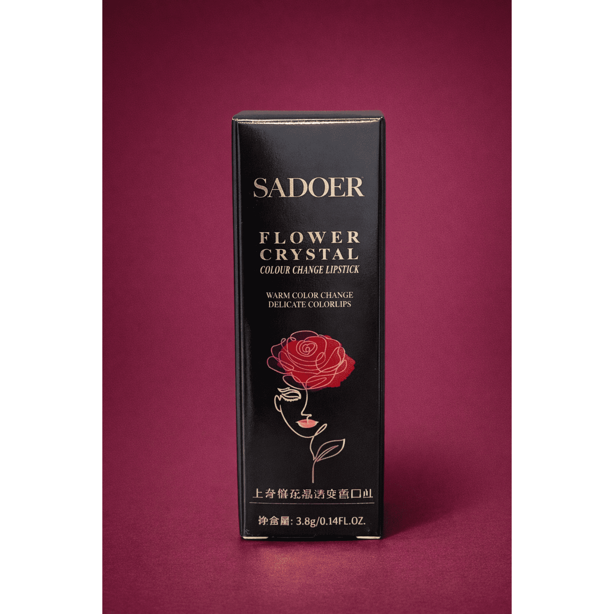 SADOER Flower Crystal Colour Change Lipstick (3.9g)