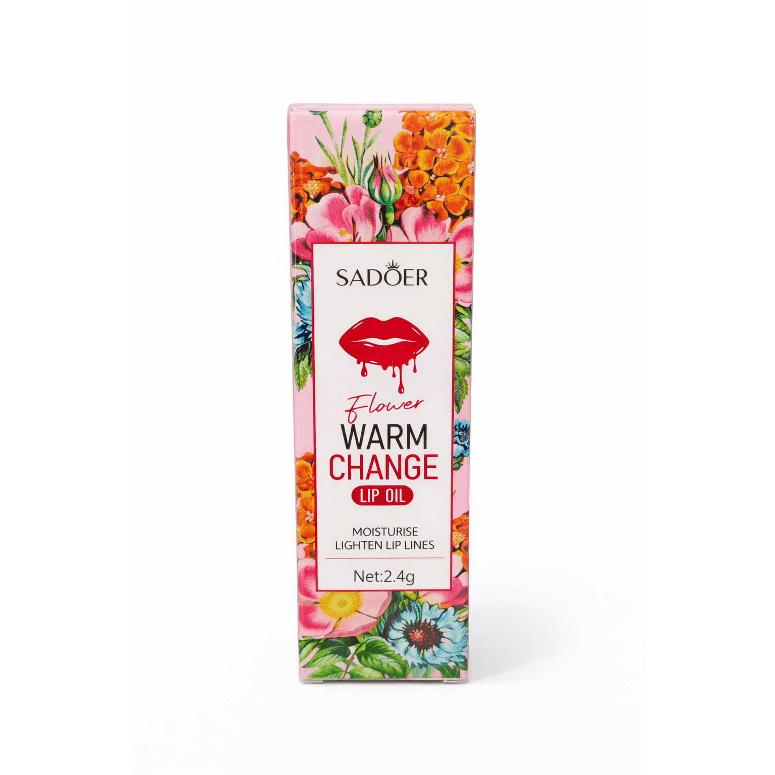 SADOER Flower Warm Change Lip Oil (2.4g)