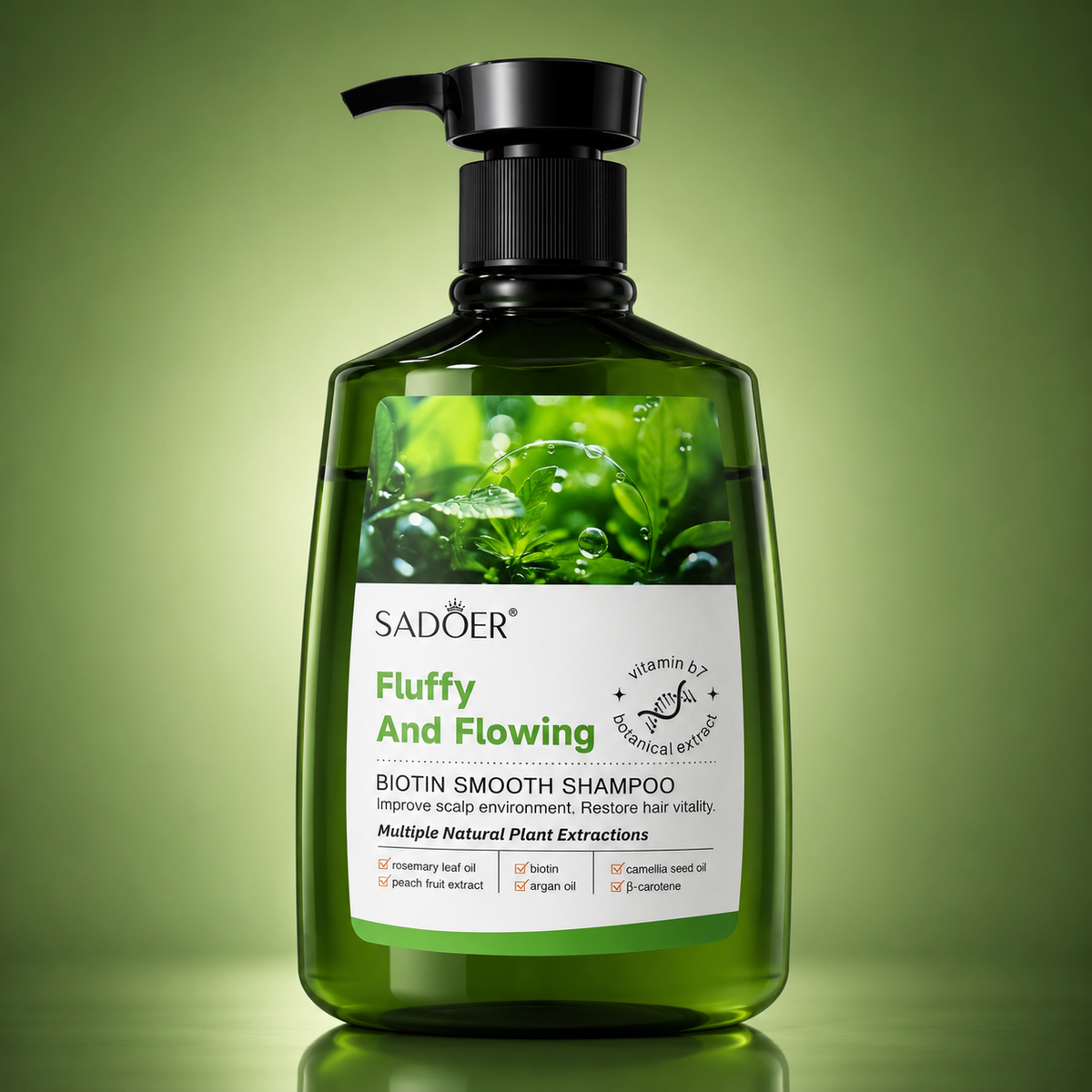 SADOER Fluffy And Flowing Biotin Smooth Shampoo