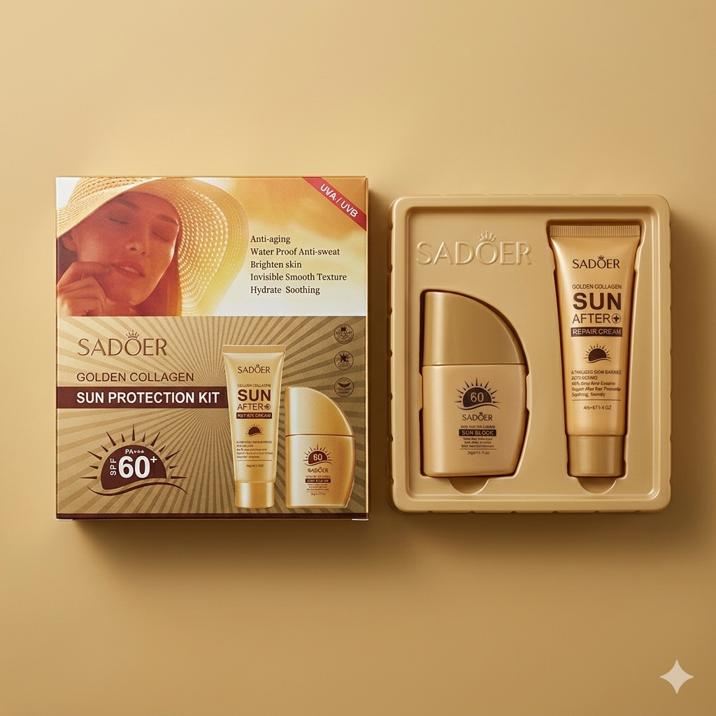 SADOER Golden Collagen Sun Protection Kit (SPF 60+)