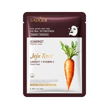 SADOER Jeju Root Carrot + Vitamin C Facial Mask