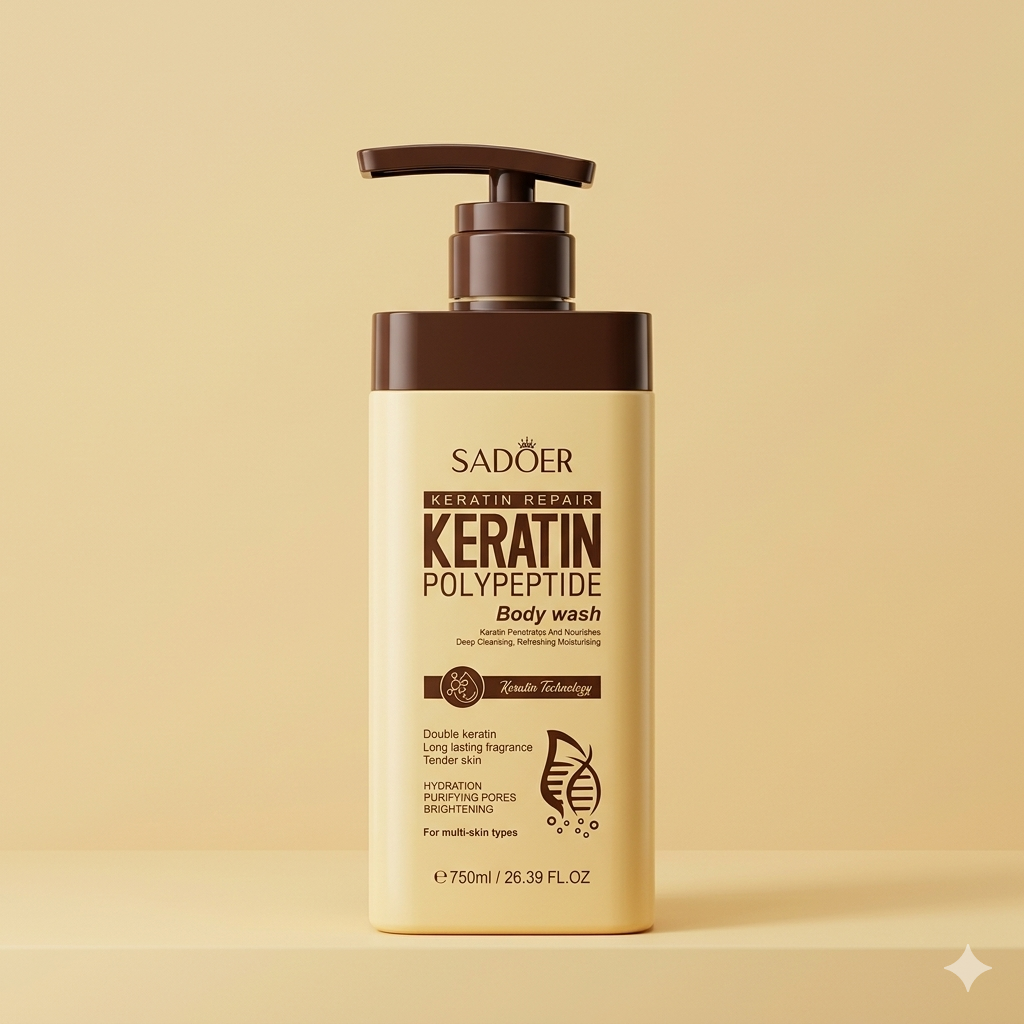 SADOER Keratin Repair Polypeptide Body Wash 750ml