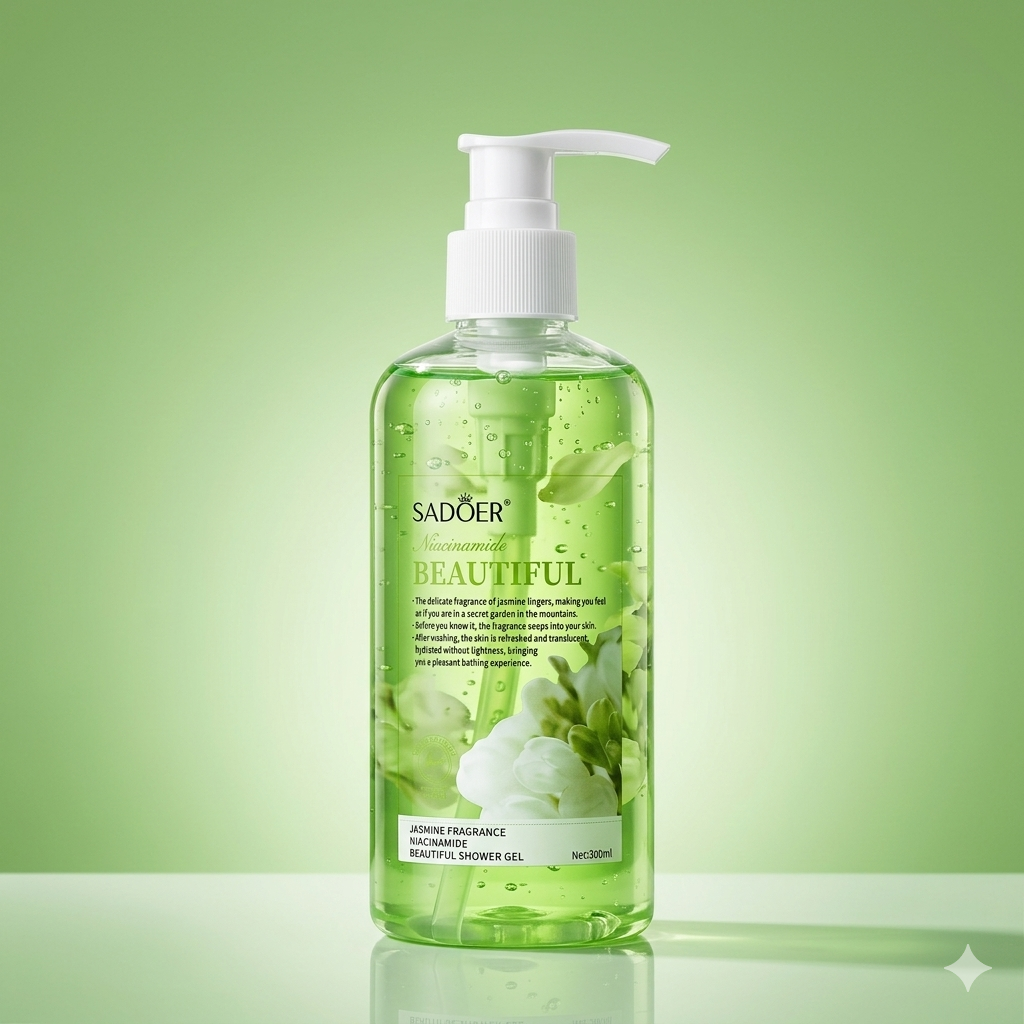 SADOER Niacinamide Beautiful Jasmine Shower Gel