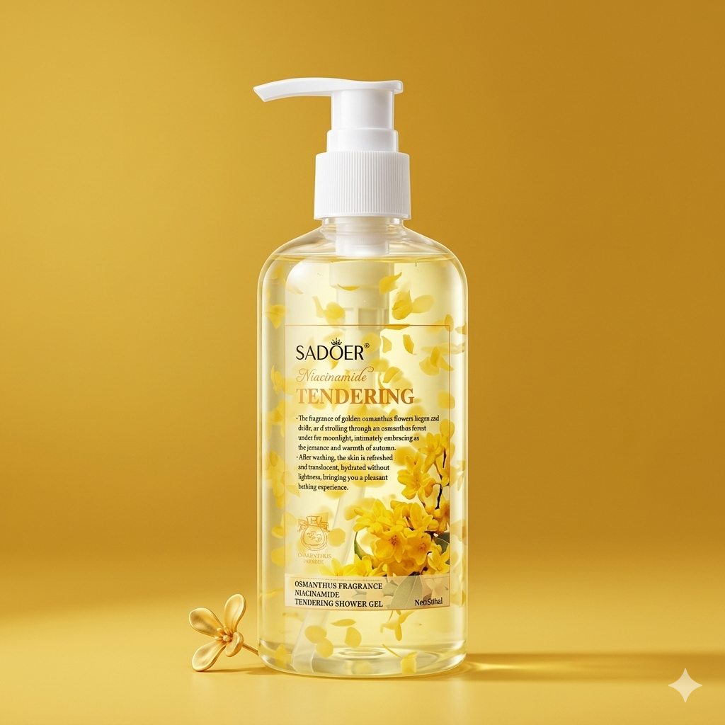 SADOER Niacinamide Tendering Osmanthus Shower Gel