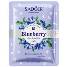 SADOER Organic Blueberry Moist Antioxidant Facial Mask