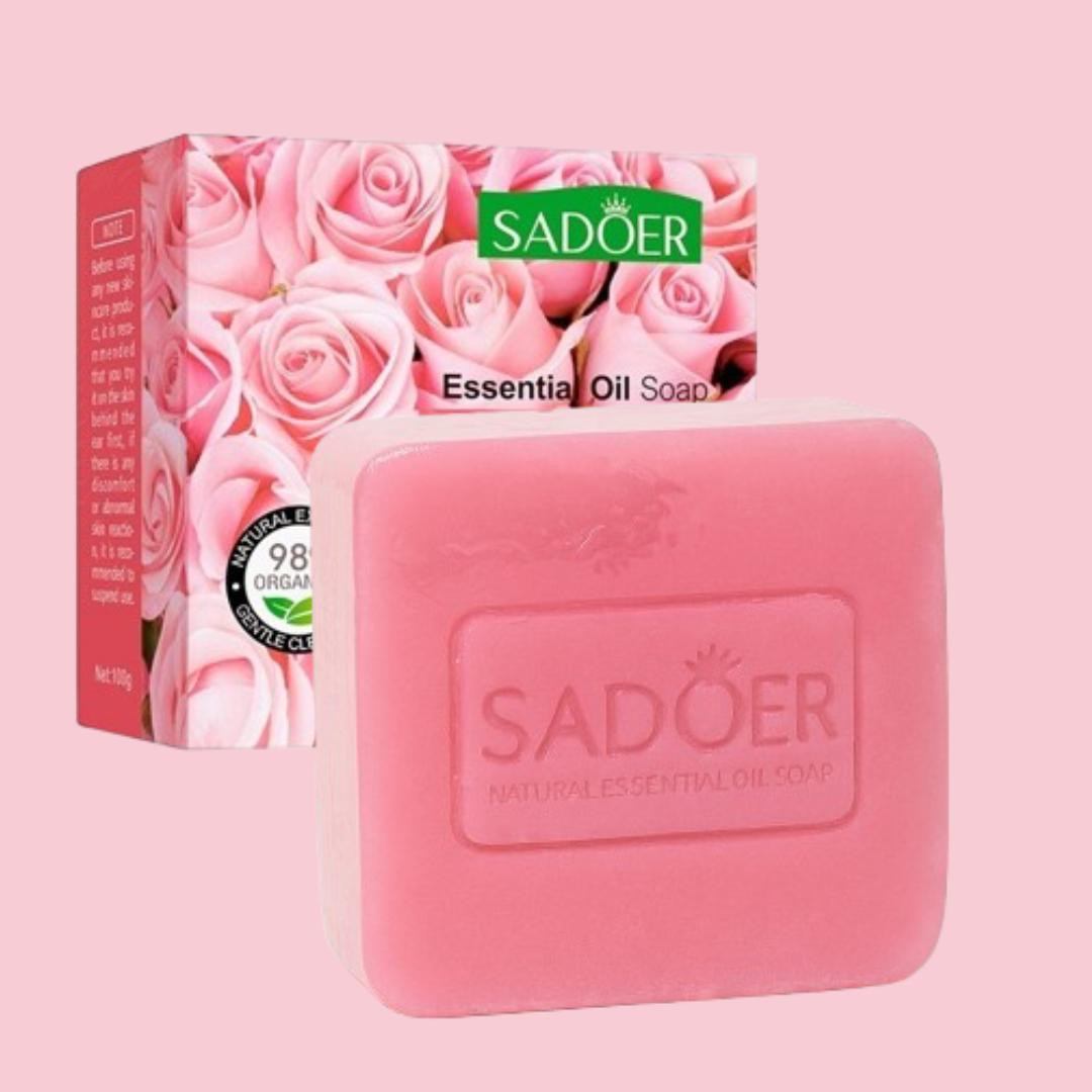 SADOER Organic Rose flower Soap 100g