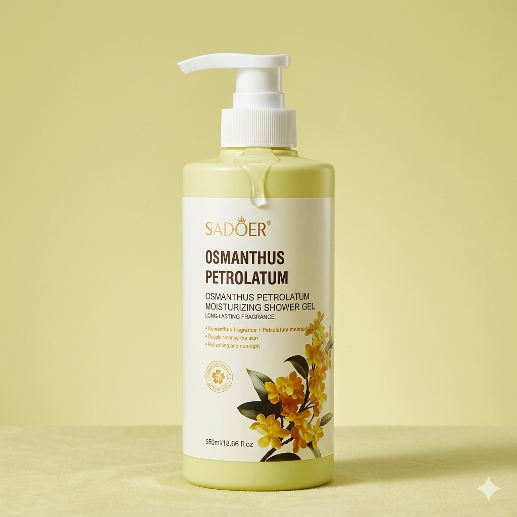 SADOER Osmanthus Petrolatum Moisturizing Shower Gel 530ml