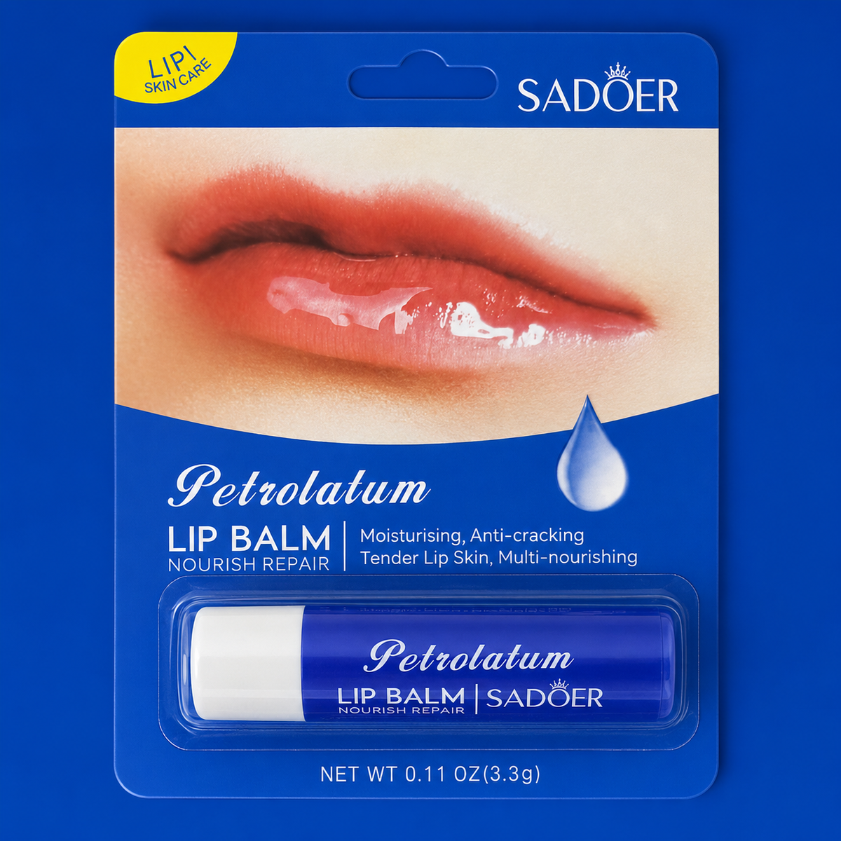 SADOER Petrolatum Nourish Repair Lip Balm 3.3g