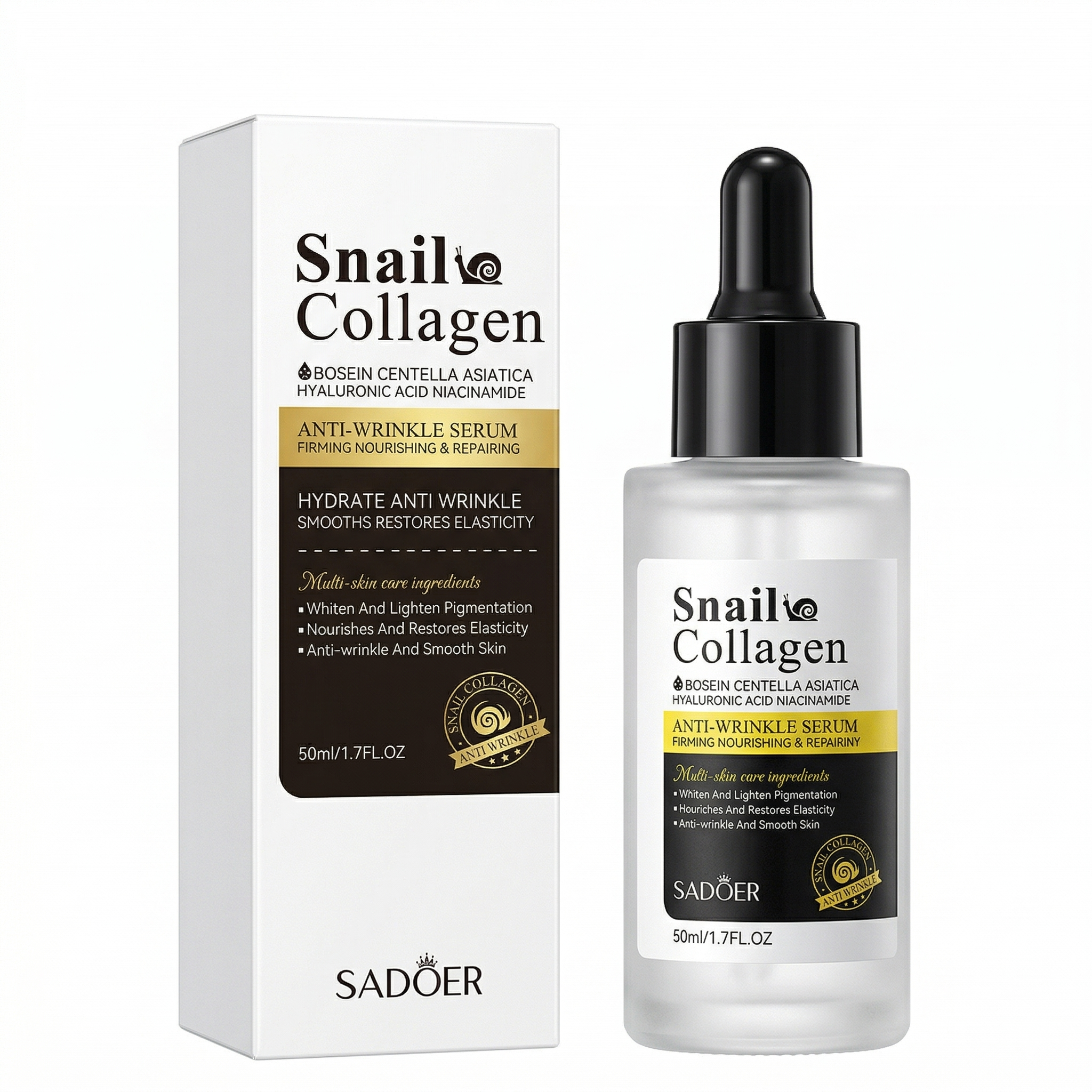SADOER Snail Collagen Anti-Wrinkle Serum 50ml