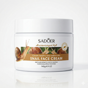 SADOER Snail Face Cream - Moisturizing & Soft (140g)  140g (4.9 oz).