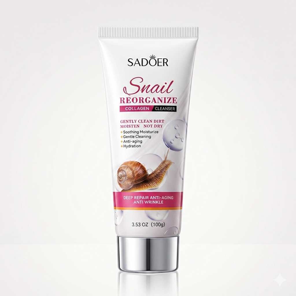SADOER Snail Reorganize Collagen Cleanser - 100g